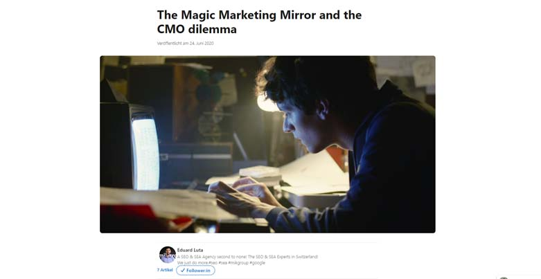 The magic marketing mirror and the CMO dilemma