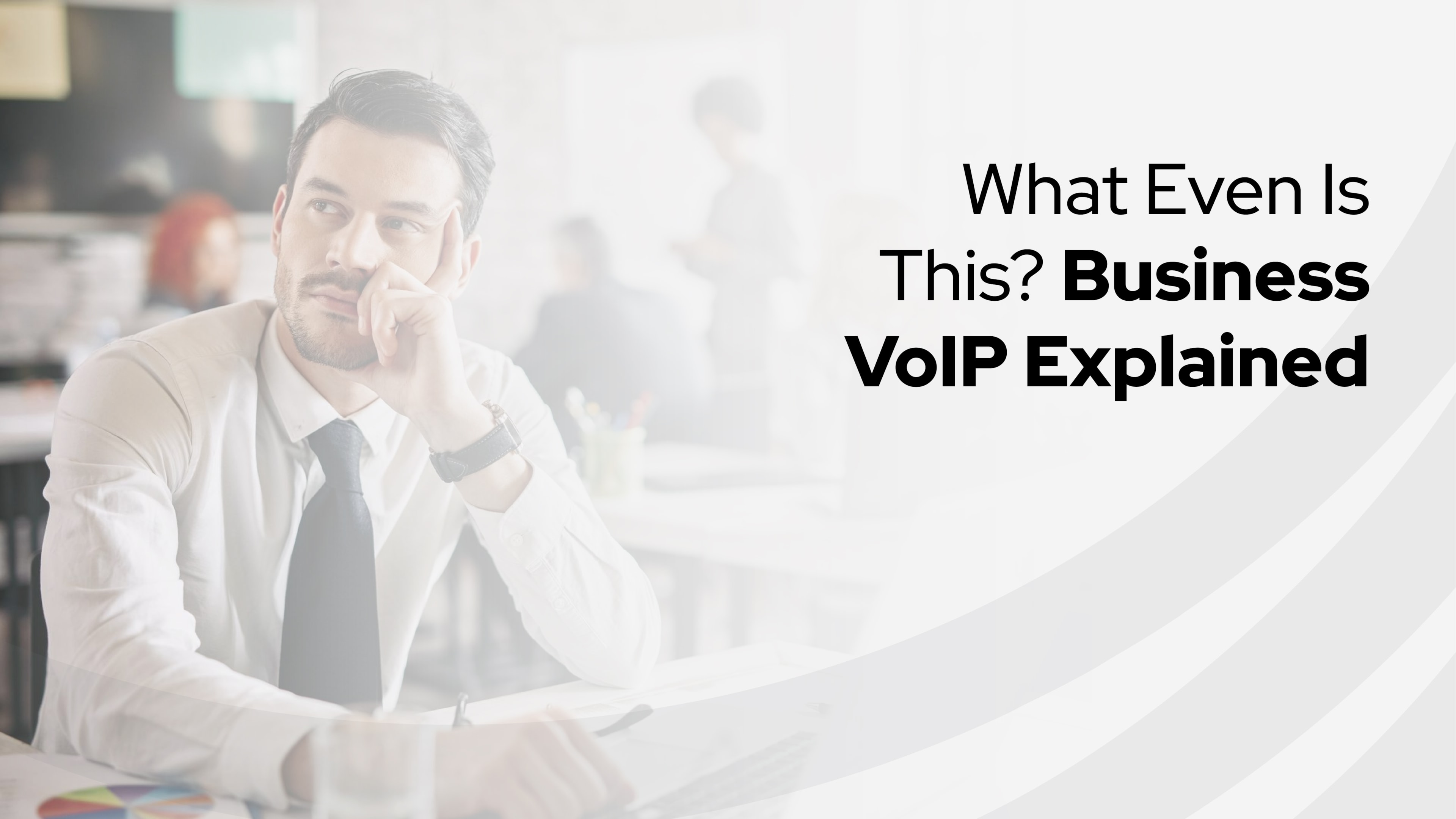 A person considering Voice over Internet Protocol and how it helps send voice and video traffic over a secure internet connection.