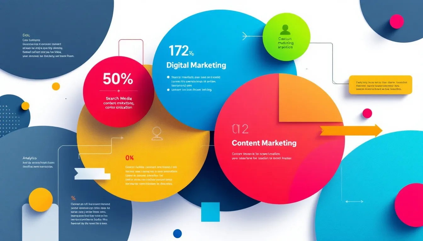 An overview of digital marketing agencies, showcasing the concept of digital marketing.