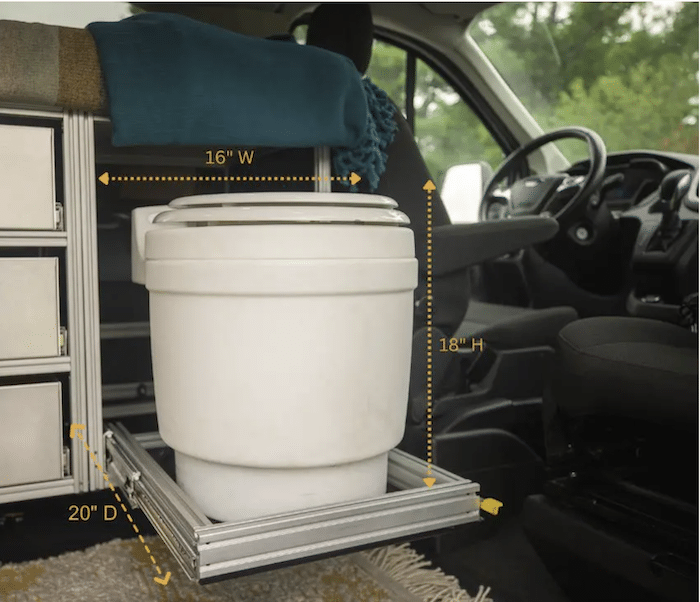 Laveo Dry Toilet for RV and Camping Trip