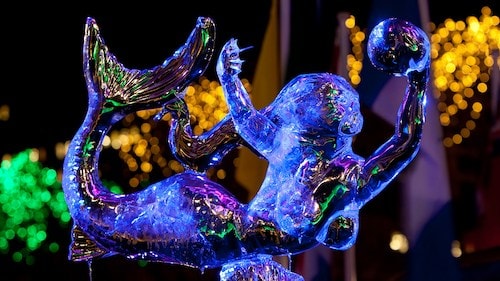 Ice made into contemporary art