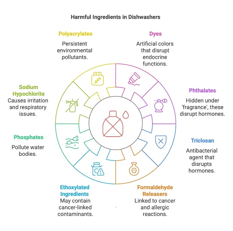 Harmful Ingredients in Dishwasher Detergents