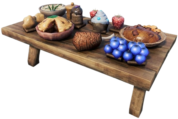 table of food - valheim