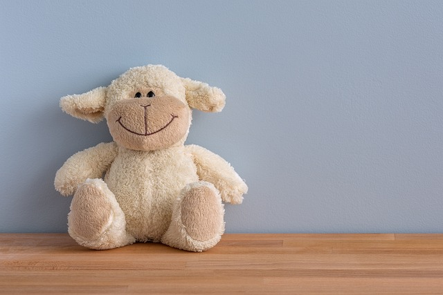 happy, smiling, cuddly toy, toddler sleep problems