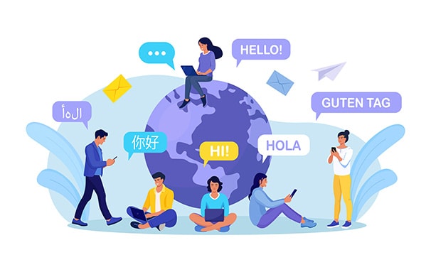 Multi-language dental website design