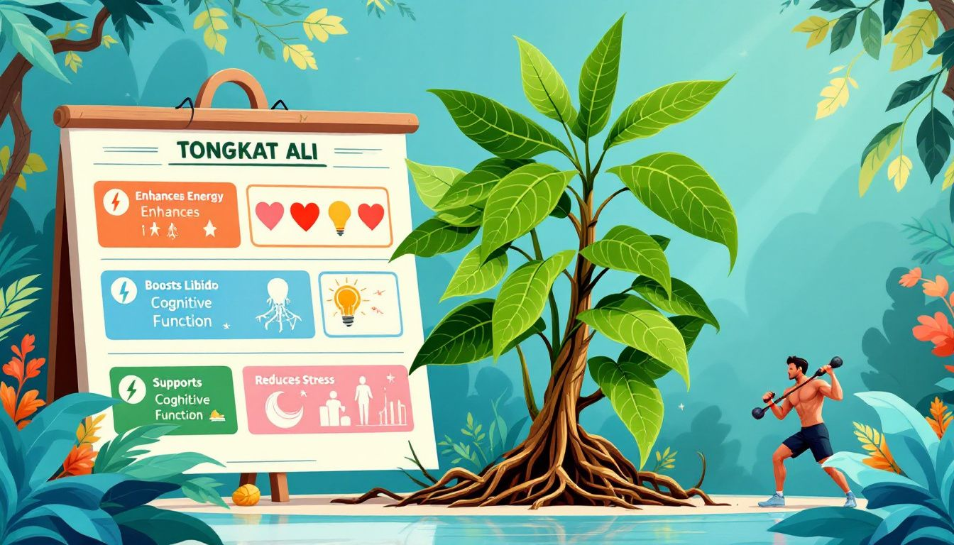 Turkesterone vs Tongkat Ali: Best Choice for Muscle Growth and Stamina? 2 A visual representation of tongkat ali supplements highlighting their role in traditional herbal medicine.