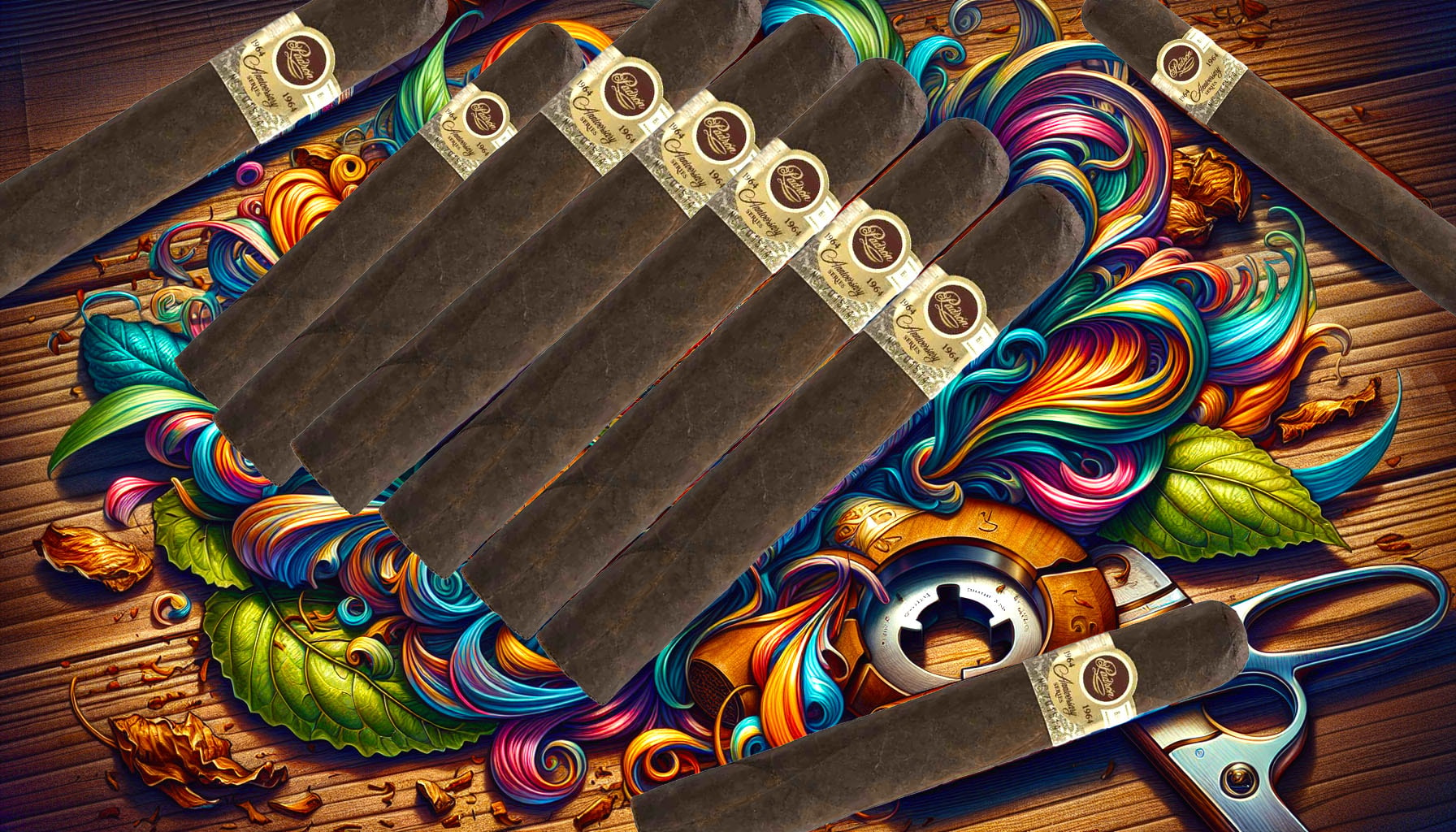 An illustration showcasing the unique features of Padron cigars.