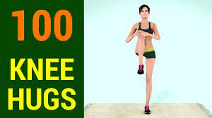 100 Knee Hugs Challenge - At Home Warm-Up and Stretching Workout - YouTube