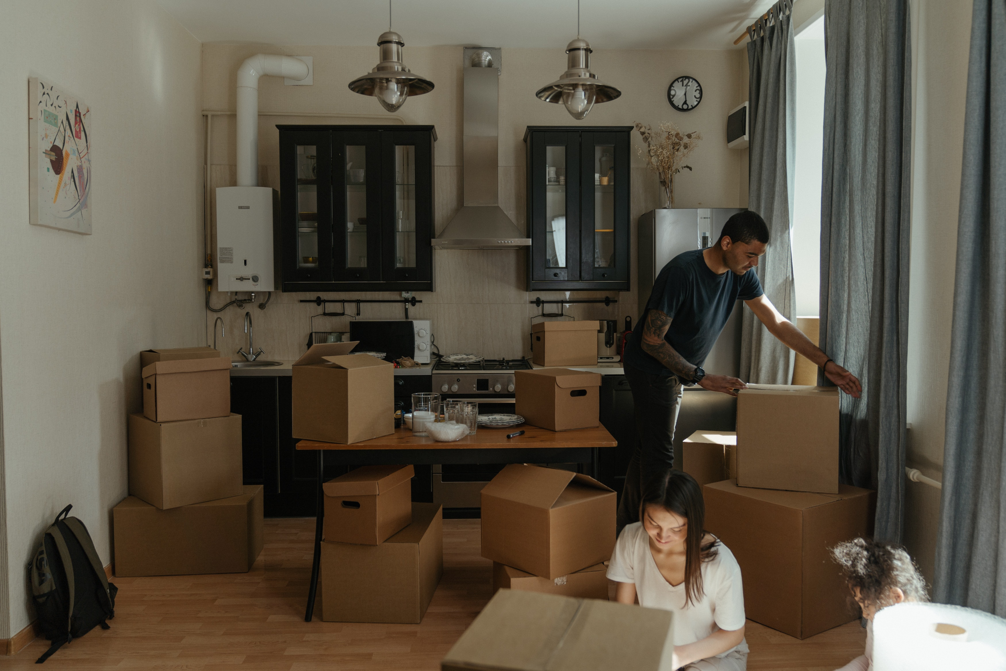 Family moving into section 42 housing