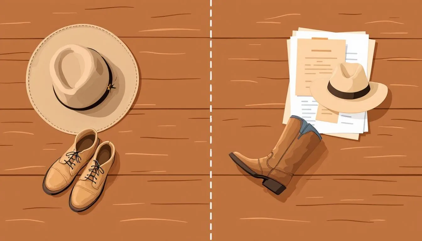 An image showing community property versus separate property in a Texas divorce context.