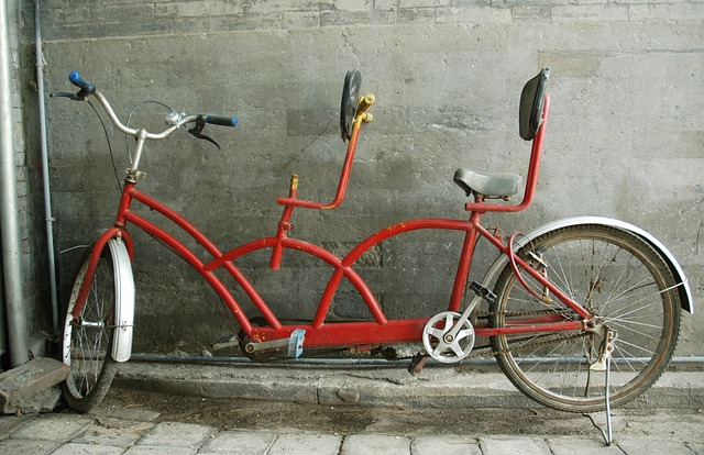 Tandem bicicleta