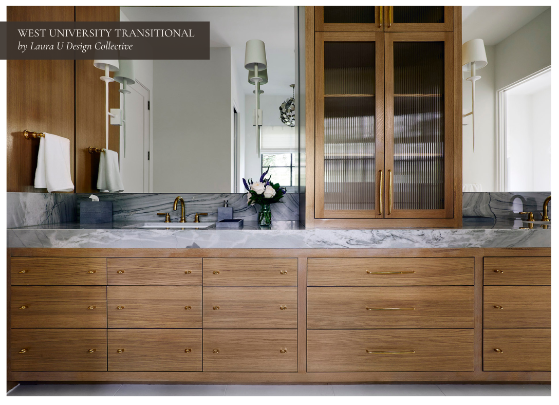 West University Transitional Project from Laura U Design Collective vanity
