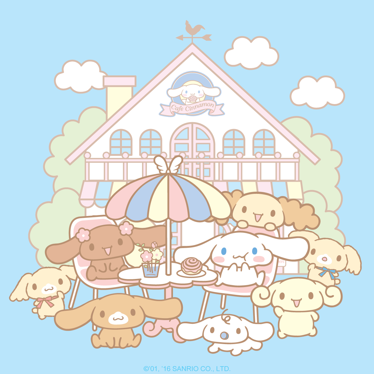 Cinnamoroll and friends