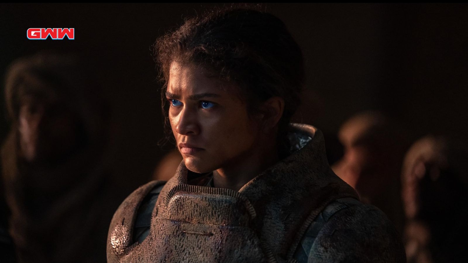  Zendaya as Chani looking angrily in Dune: Part Two