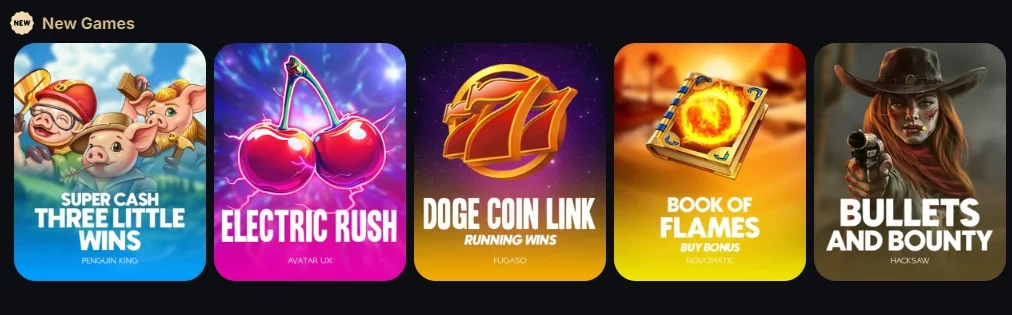 New games in the SlotsDon lobby