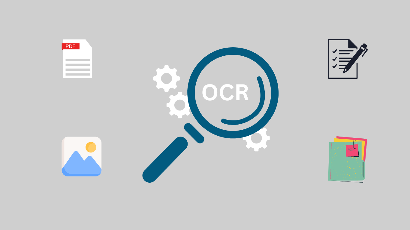 OCR data extraction for text extraction and document classification