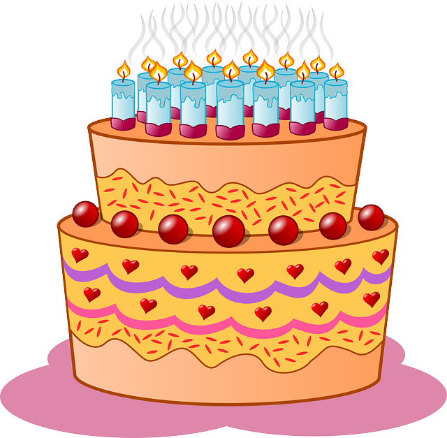 happy birthday, cake, candles