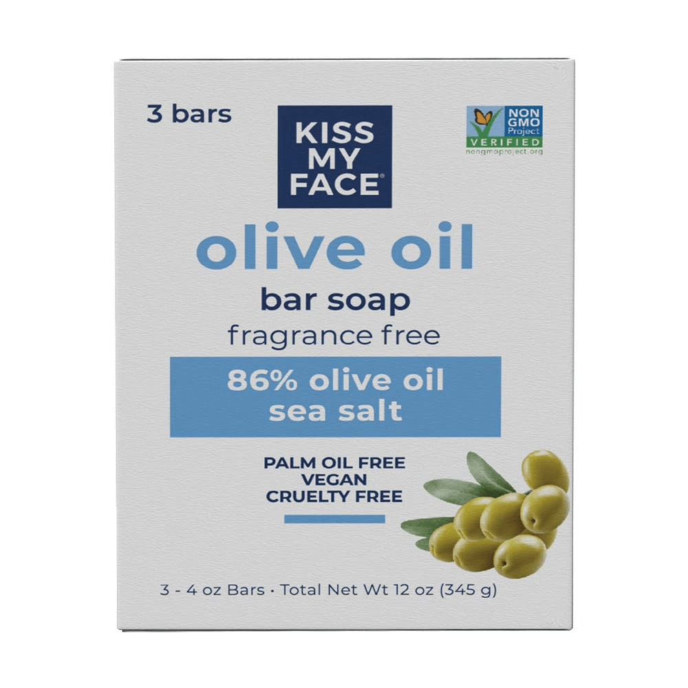 Kiss My Face Olive Oil Fragrance Free Bar Soap