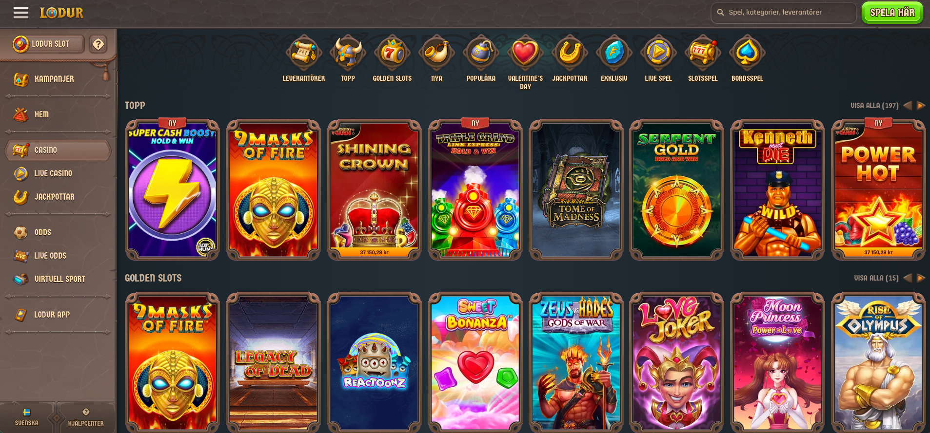 lodur casino slots