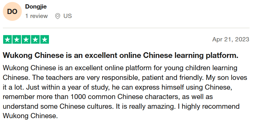 Wukong Chinese is an excellent online Chinese learning platform.