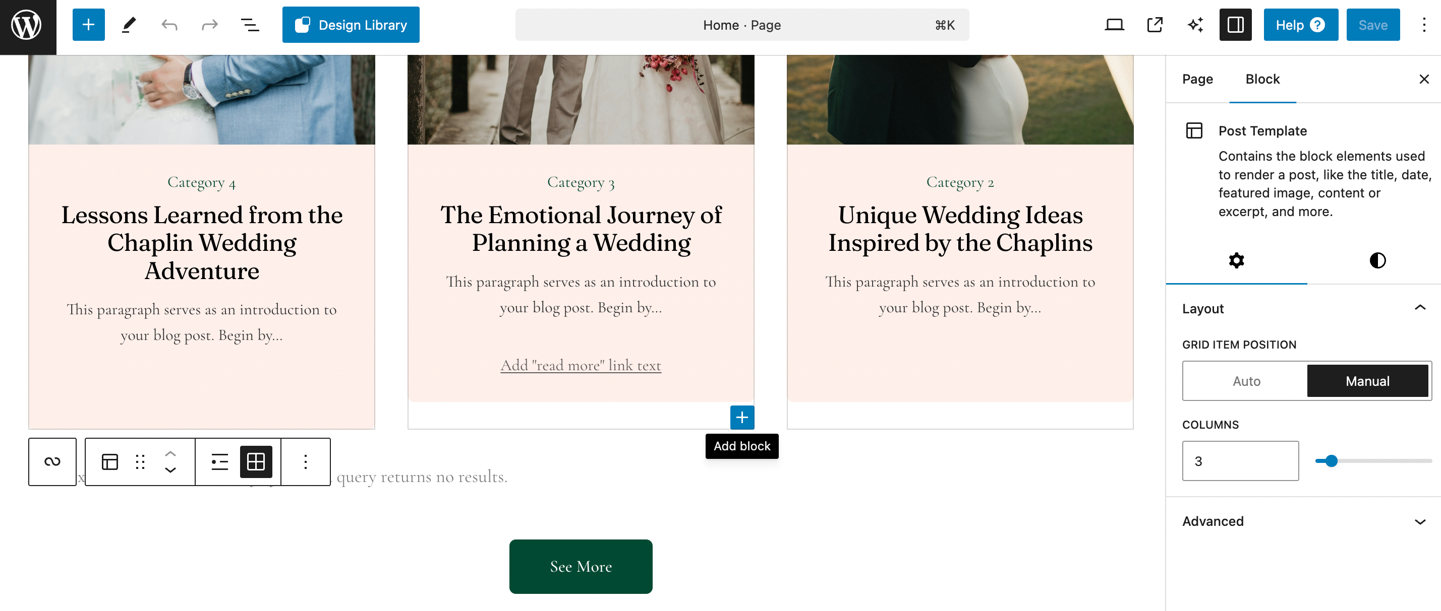 WordPress customization options