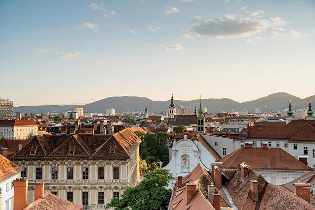 austria, graz city, buildings