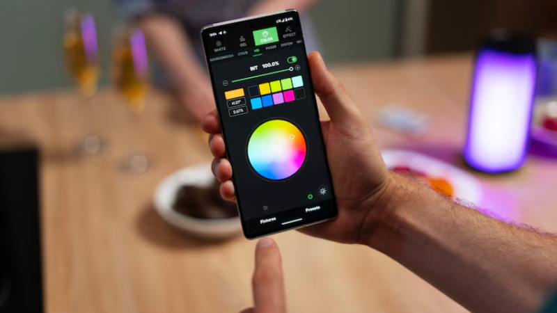 With the help of smart lighting you can adjust brightness, light intensity, and color temperature