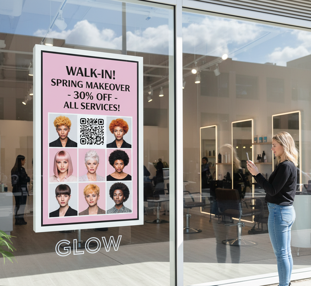 How Can Unique Salon Signage Ideas Attract Clients? 8 creative window signage to draw walk-ins