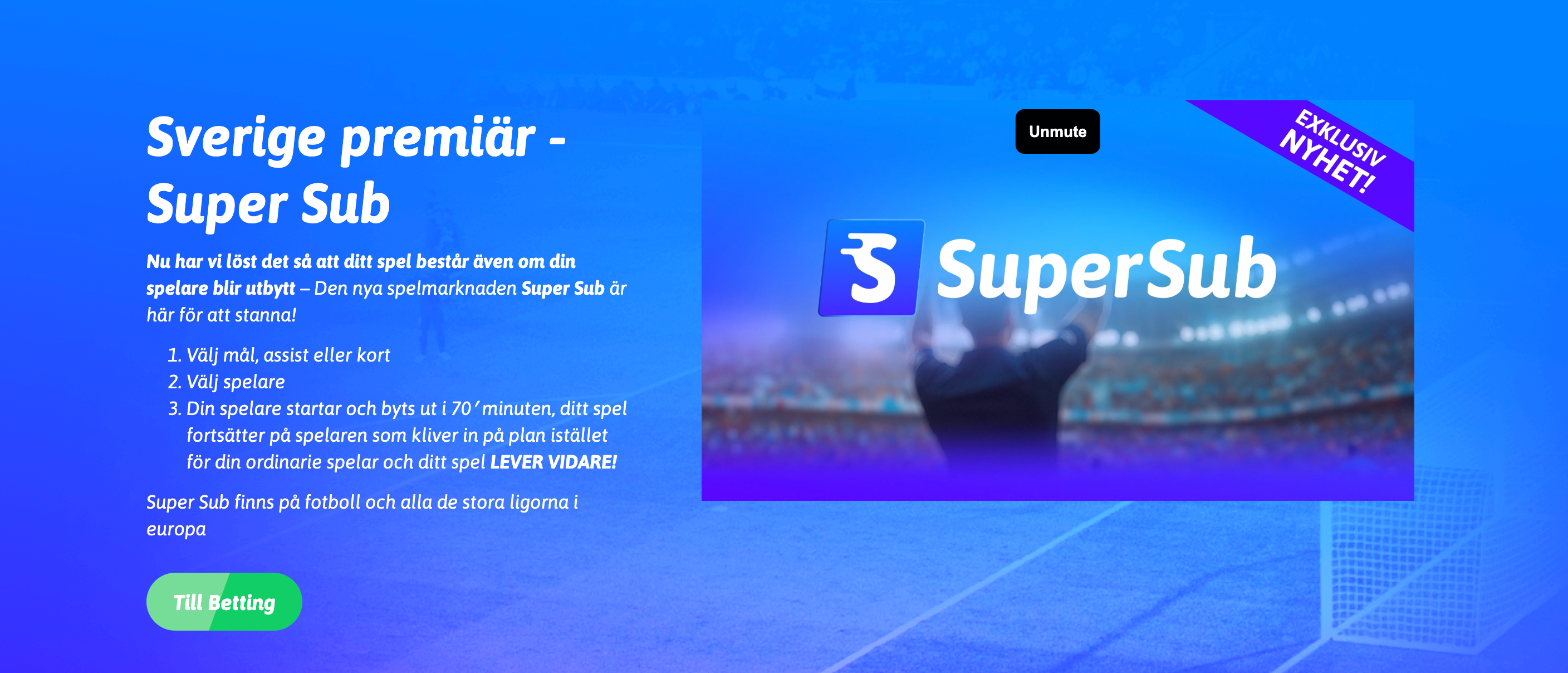 Snabbare Supersub