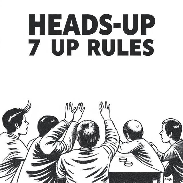 Basic Rules: Heads Up Seven Up