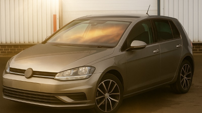 Tint film has suffered complete discoloration due to rigorous use under sunlight