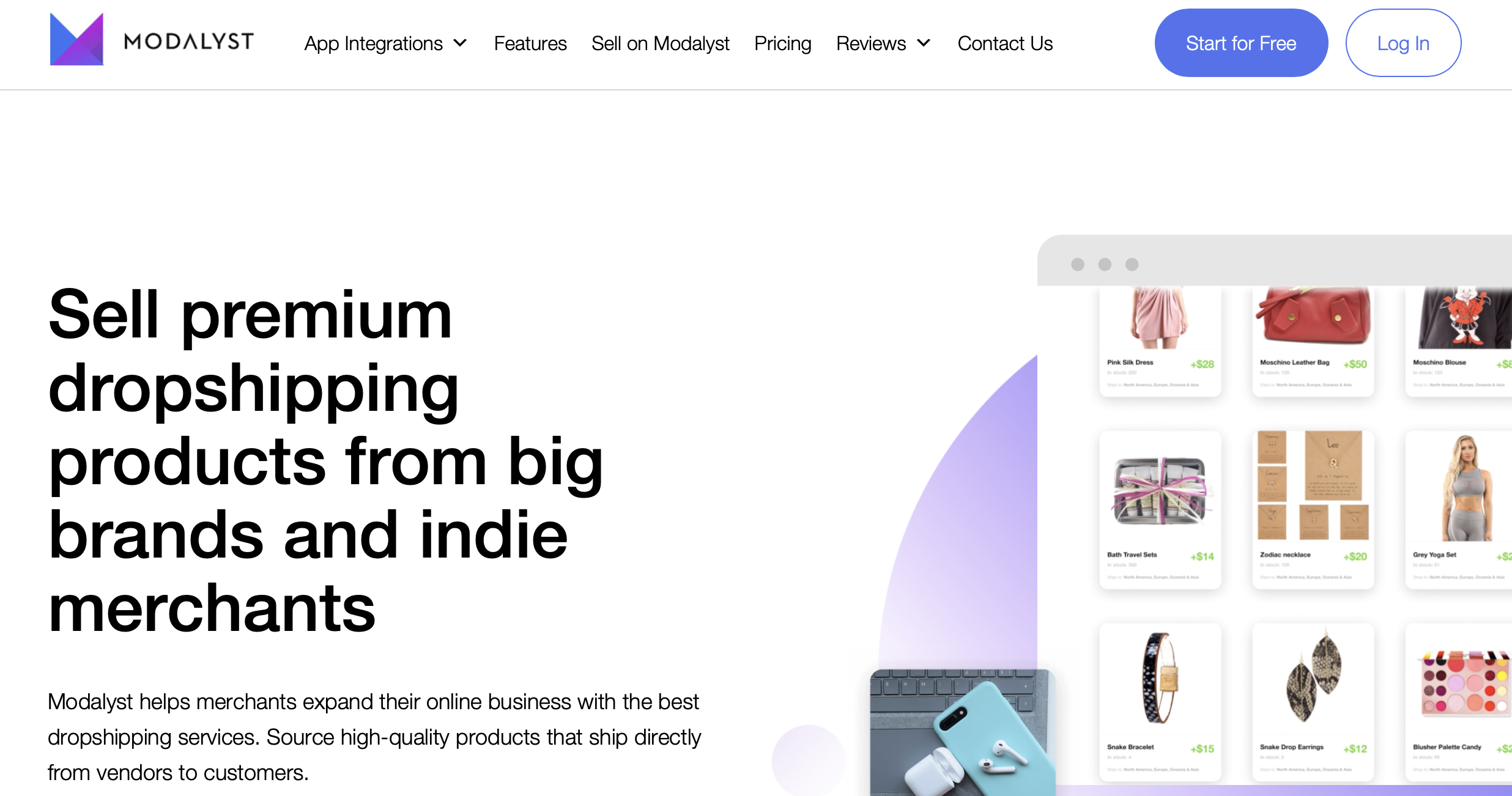 best dropshipping suppliers -modalyst