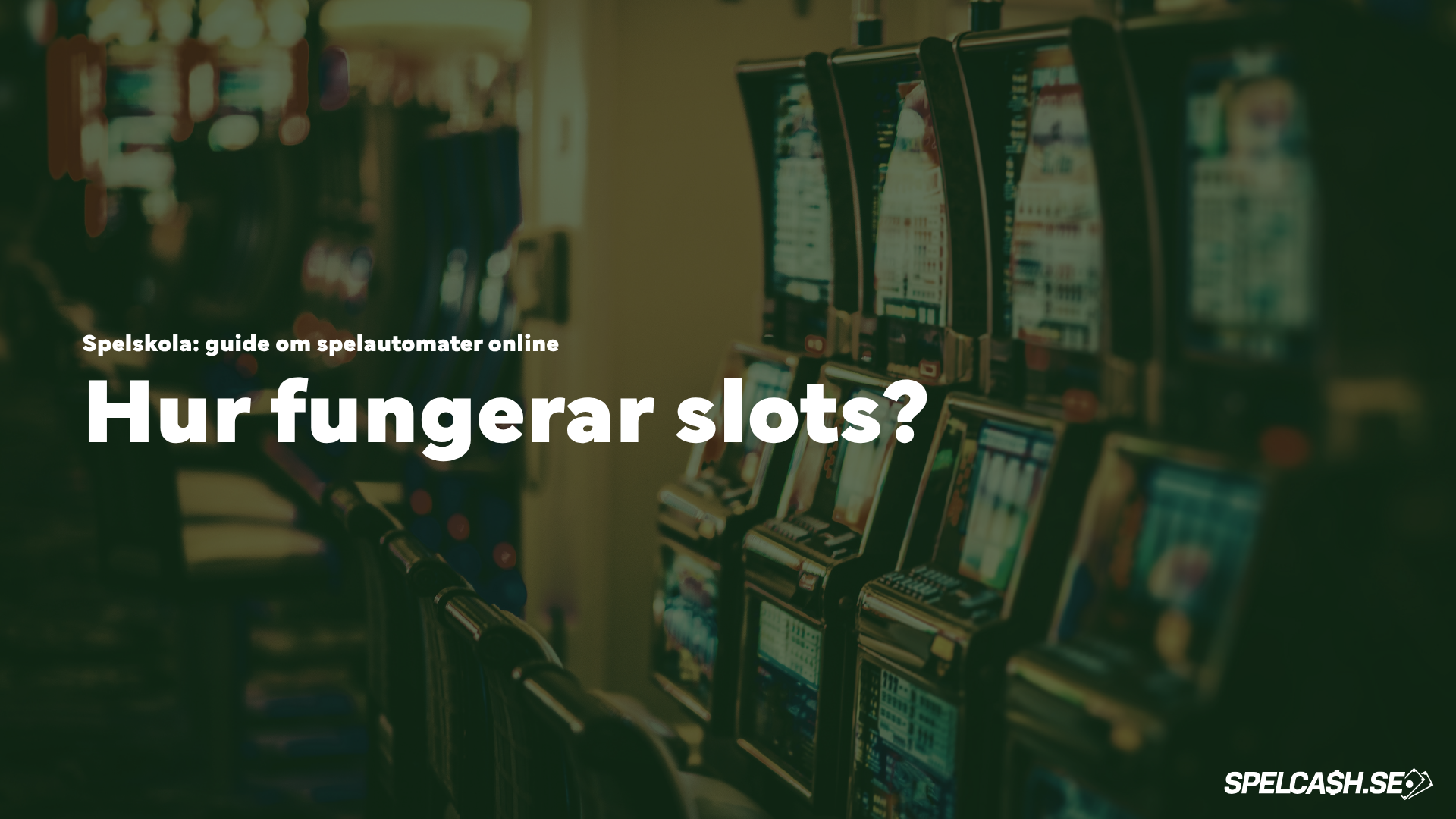 Hur fungerar slots online – spelautomater med fem hjul, symboler, vinstlinjer och bonusfunktioner där spelare snurrar för vinster och free spins på casino.