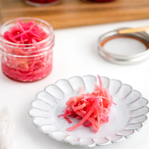 Red Pickled Ginger