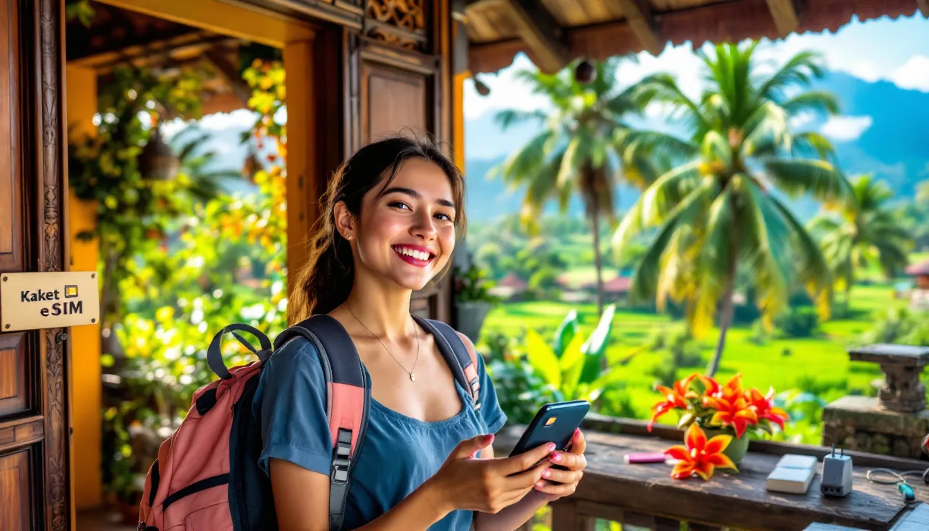 Tips for using eSIMs in Bali, focusing on best practices.