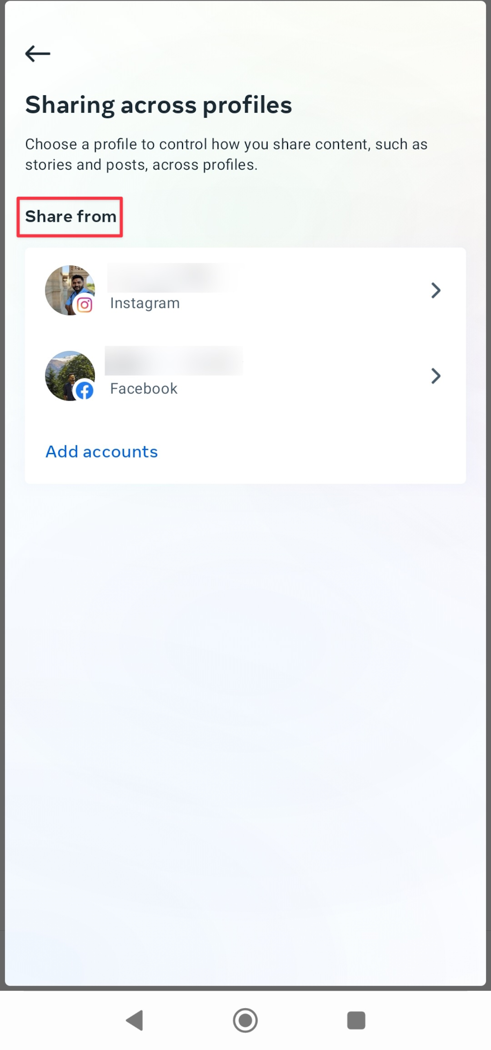 Remote.tools shows how to configure Instagram sharing setting for Facebook