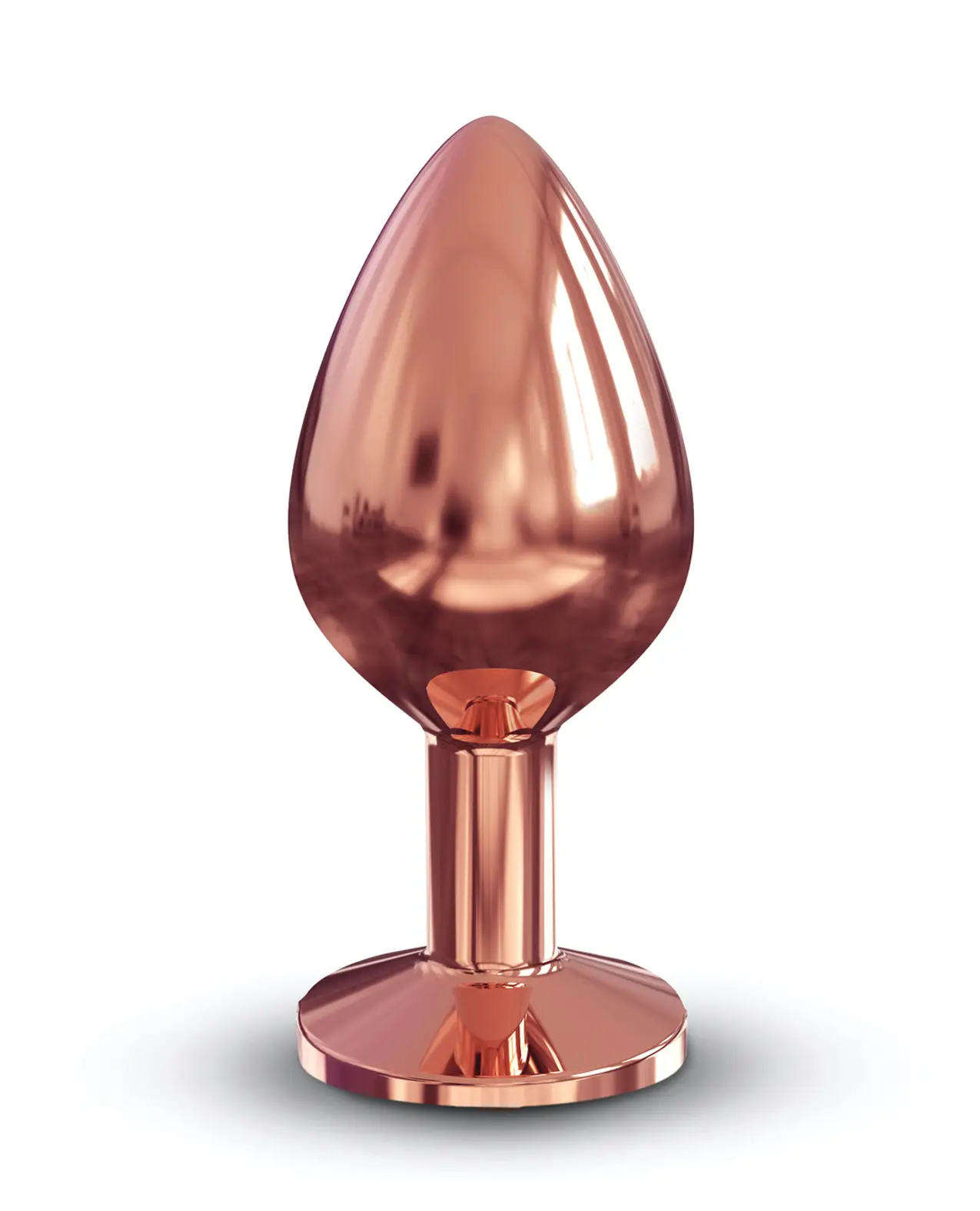 Dorcel Aluminium Bejeweled Diamond Plug – Rose Gold Medium