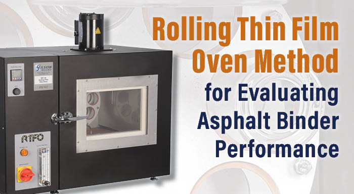 Asphalt binder in a Rolling Thin Film Oven Test