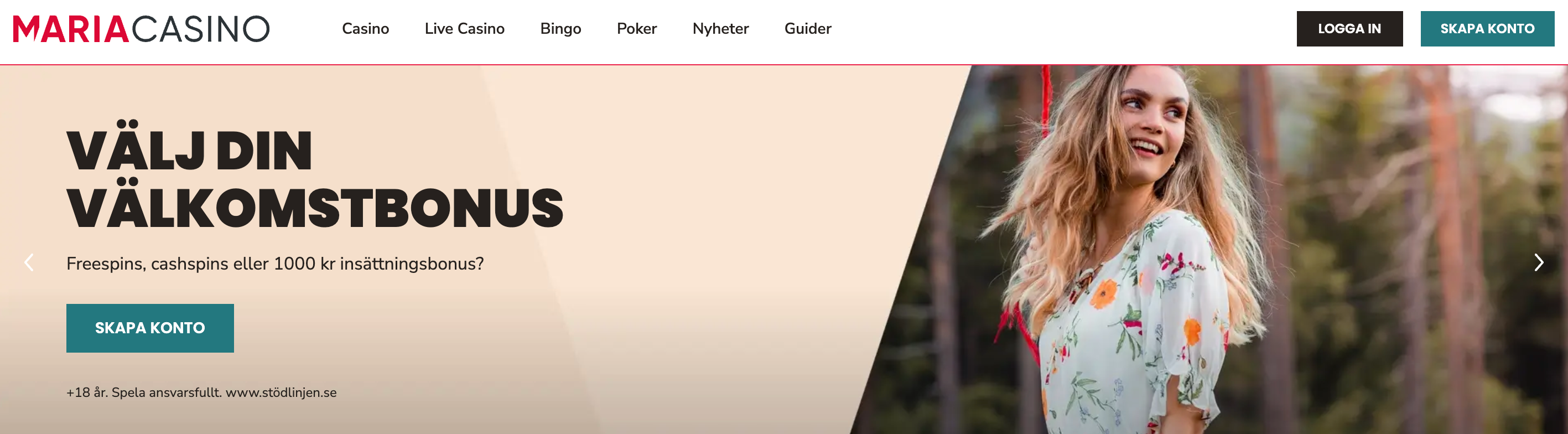 Maria Casino bonus