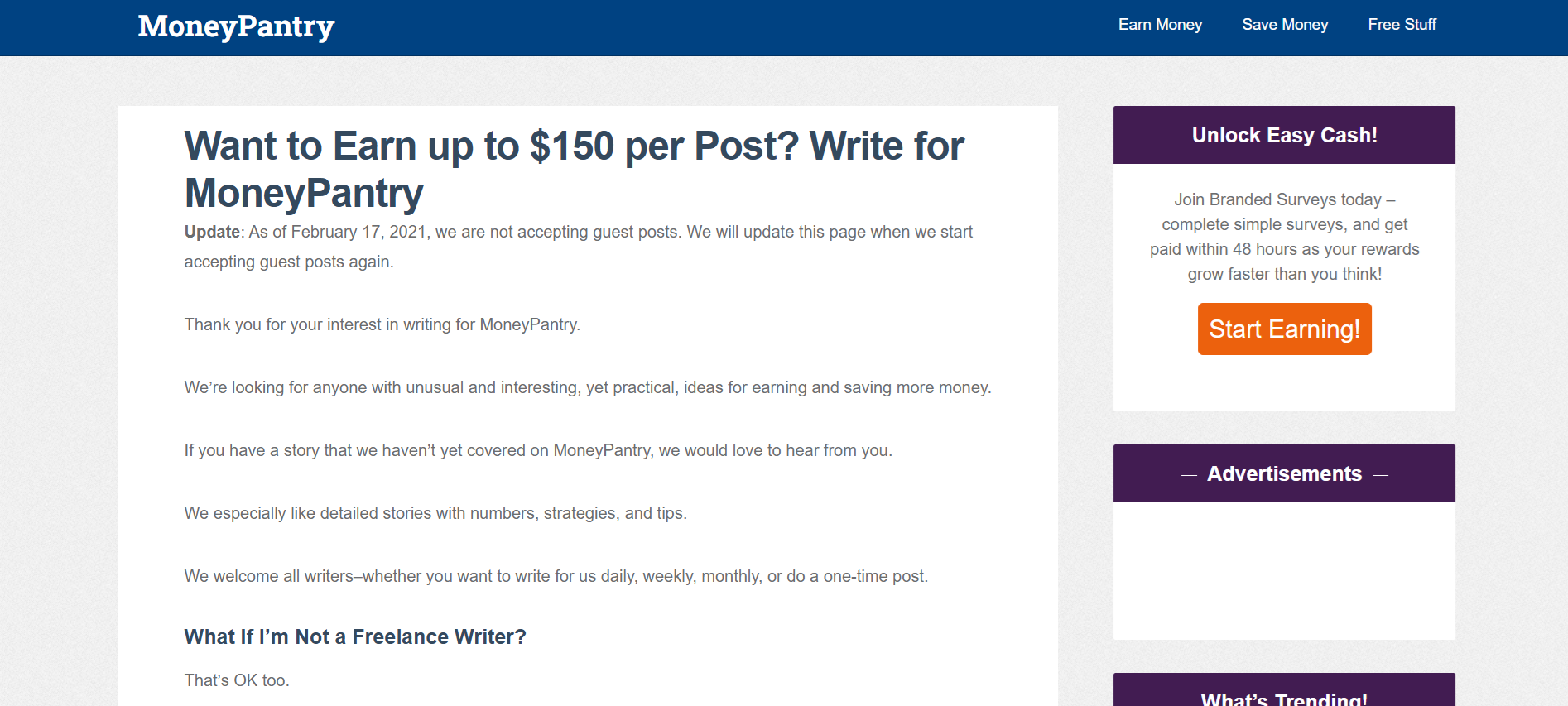 MoneyPantry