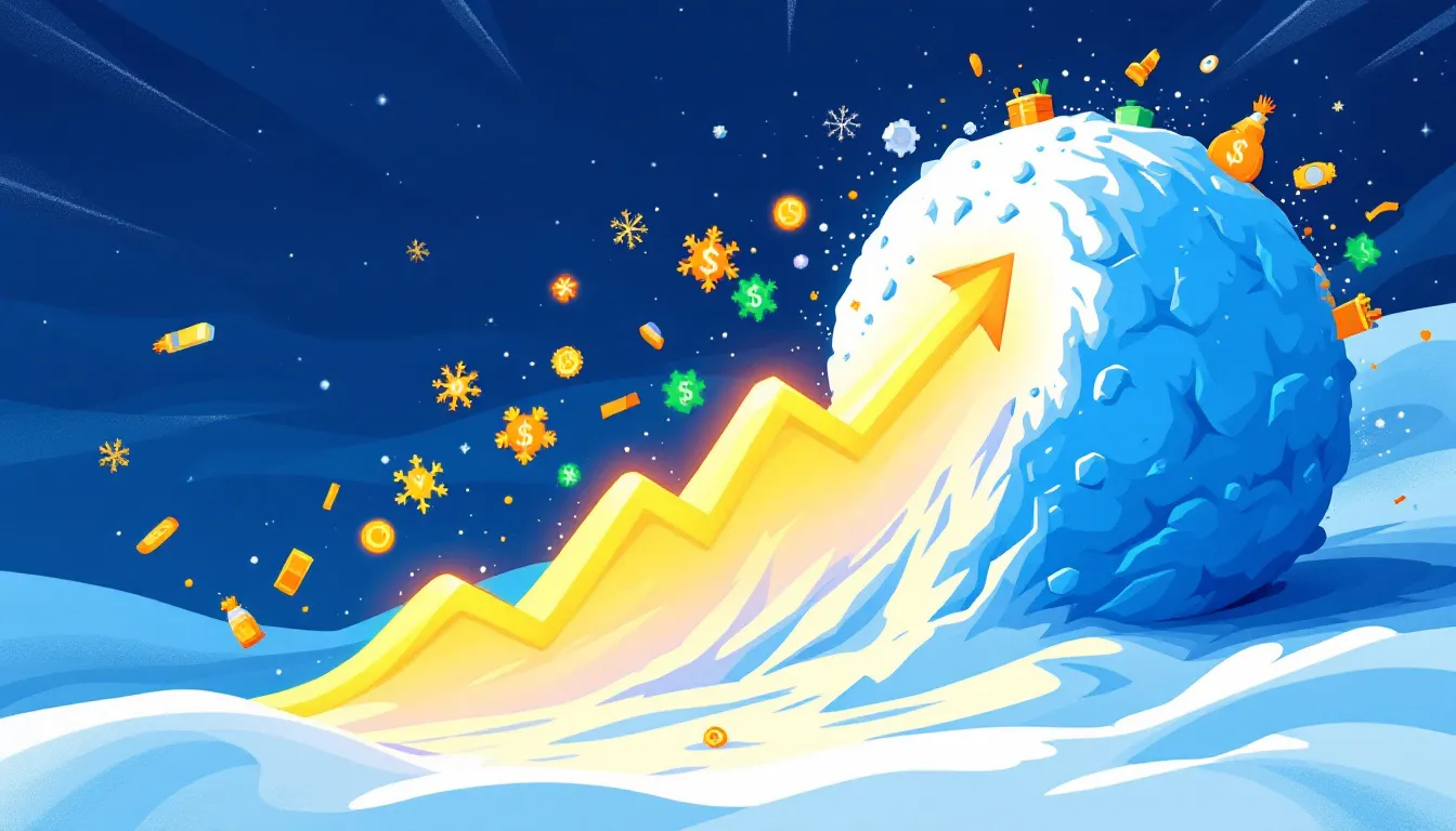 An illustration depicting the power of compounding in investments.