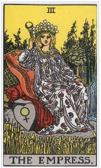 empress, tarot card, symbol