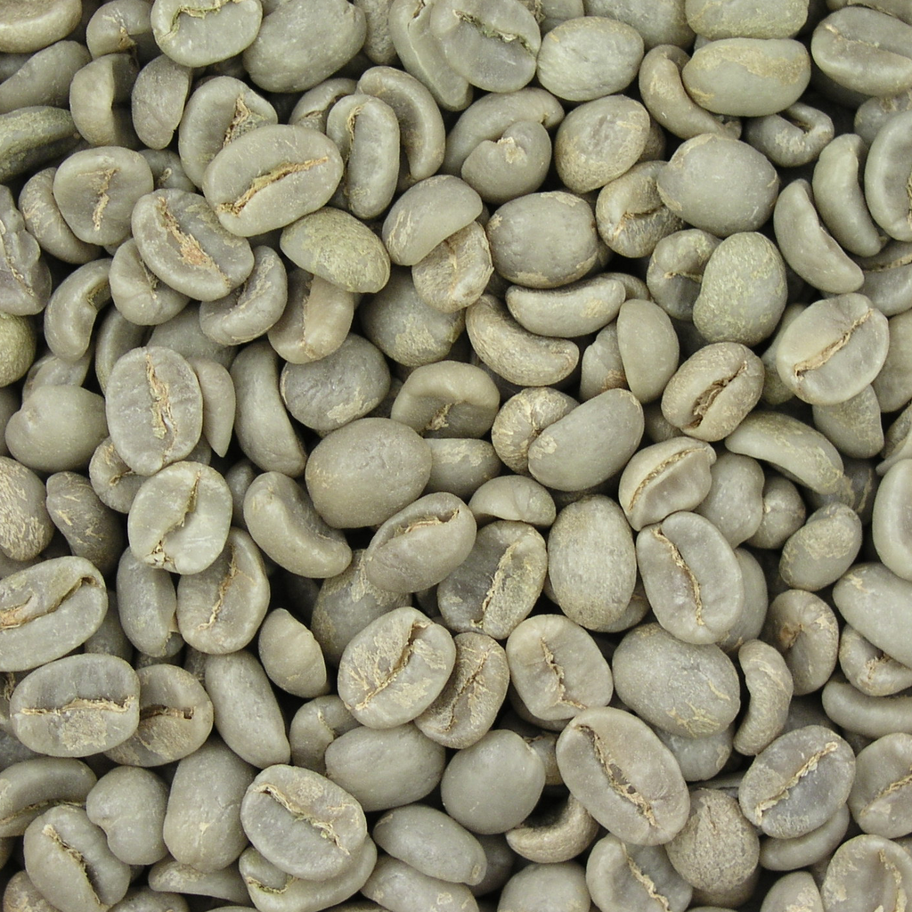 unroasted green coffee beans