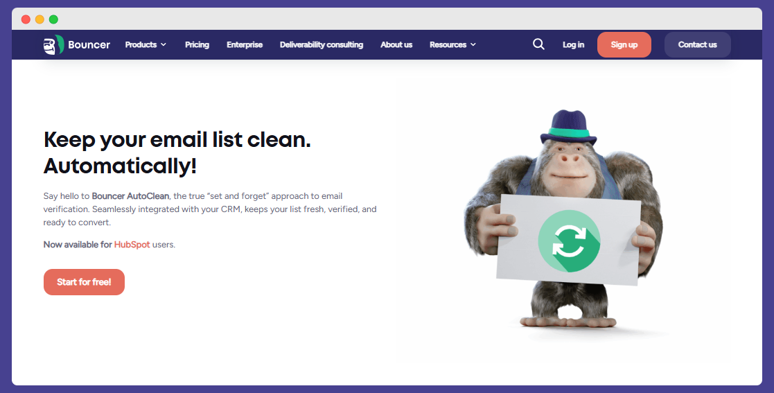 Bouncer AutoClean for cleaning your email lists