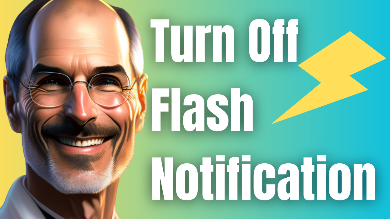 disable phone flash notification