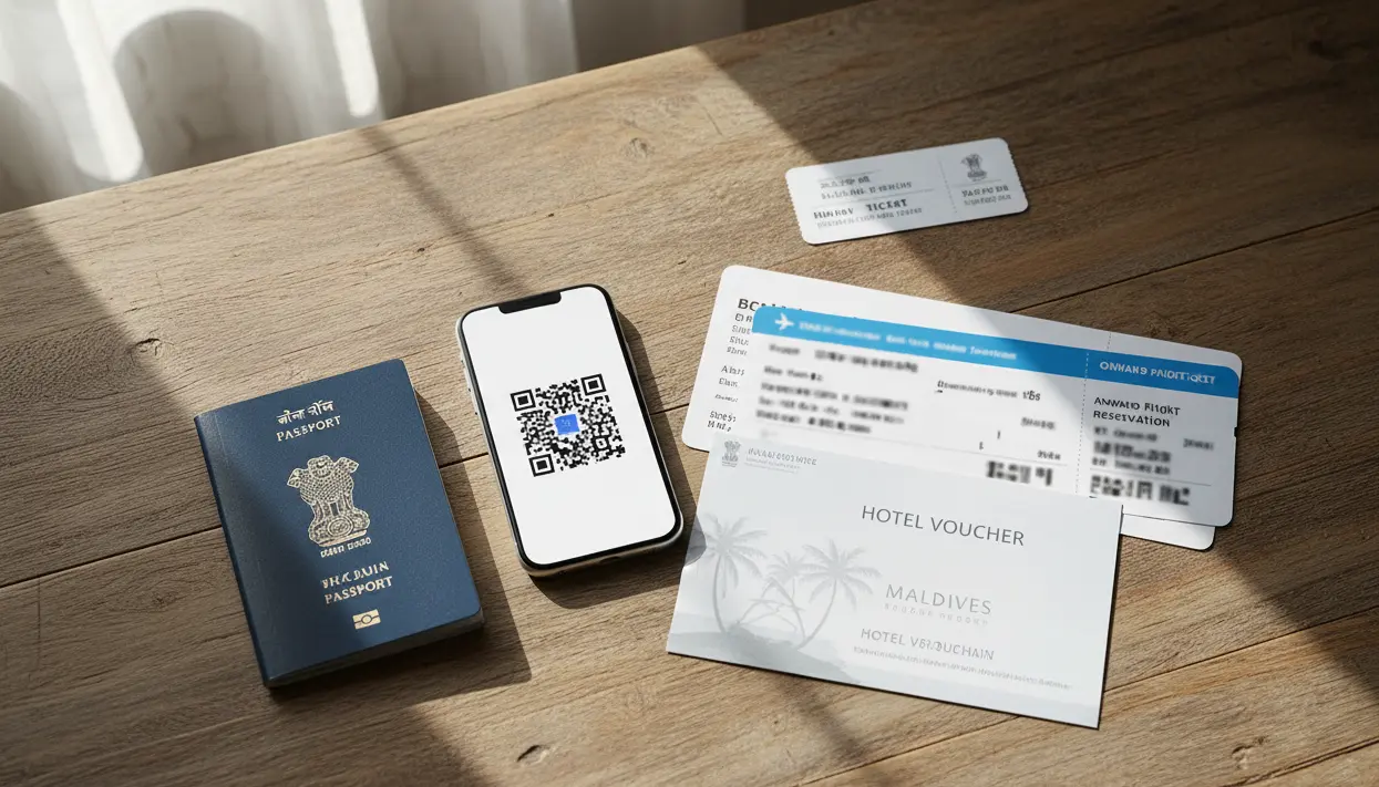 Airline Check-In Requiring Dummy Ticket for Maldives Onward Proof