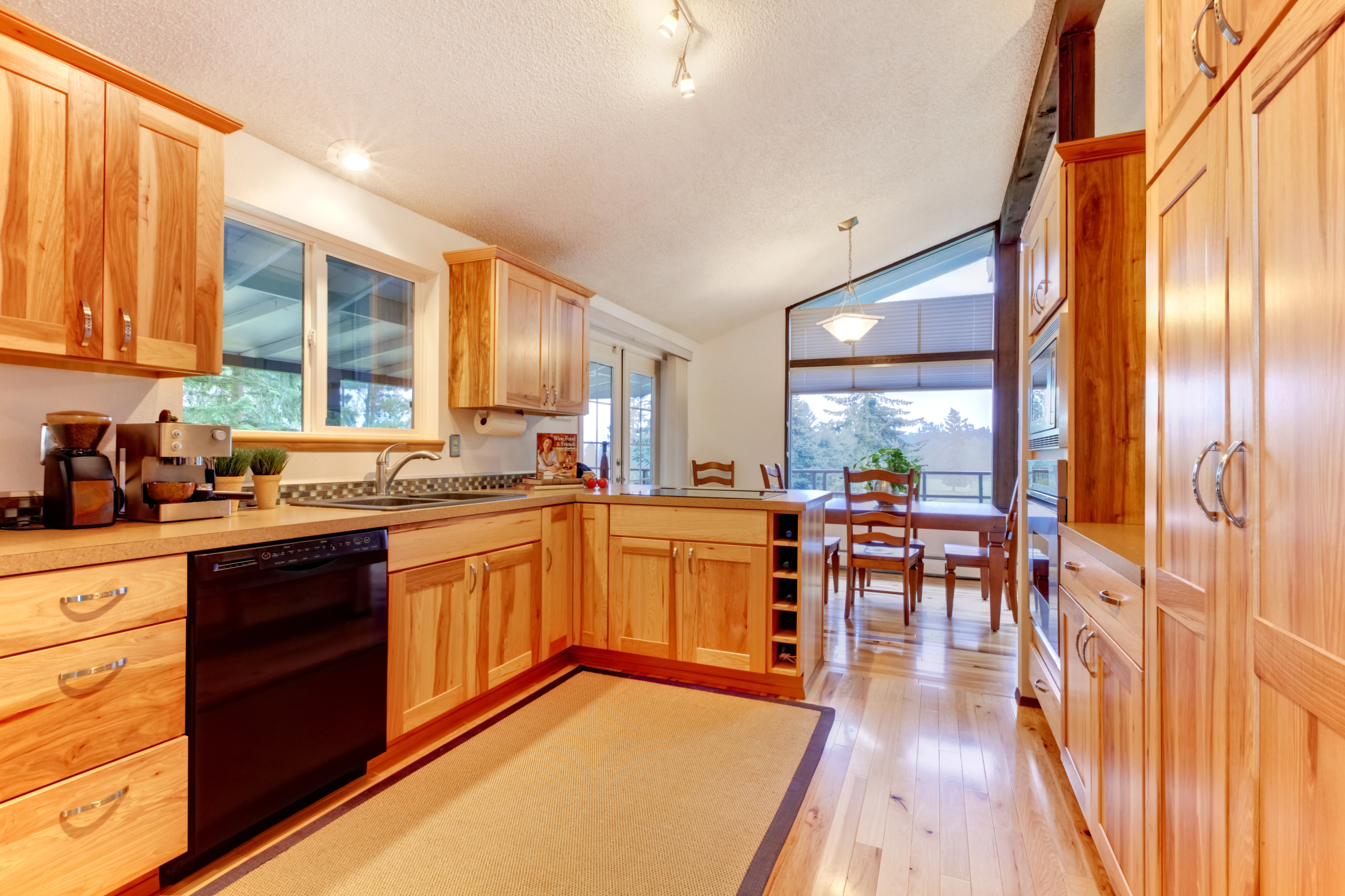 modern solid wood kitchen