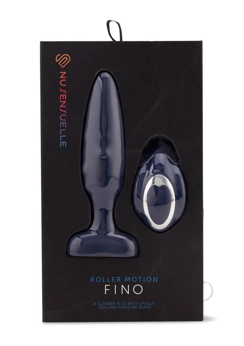 Nu Sensuelle Fino Roller Motion Plug – Navy Blue