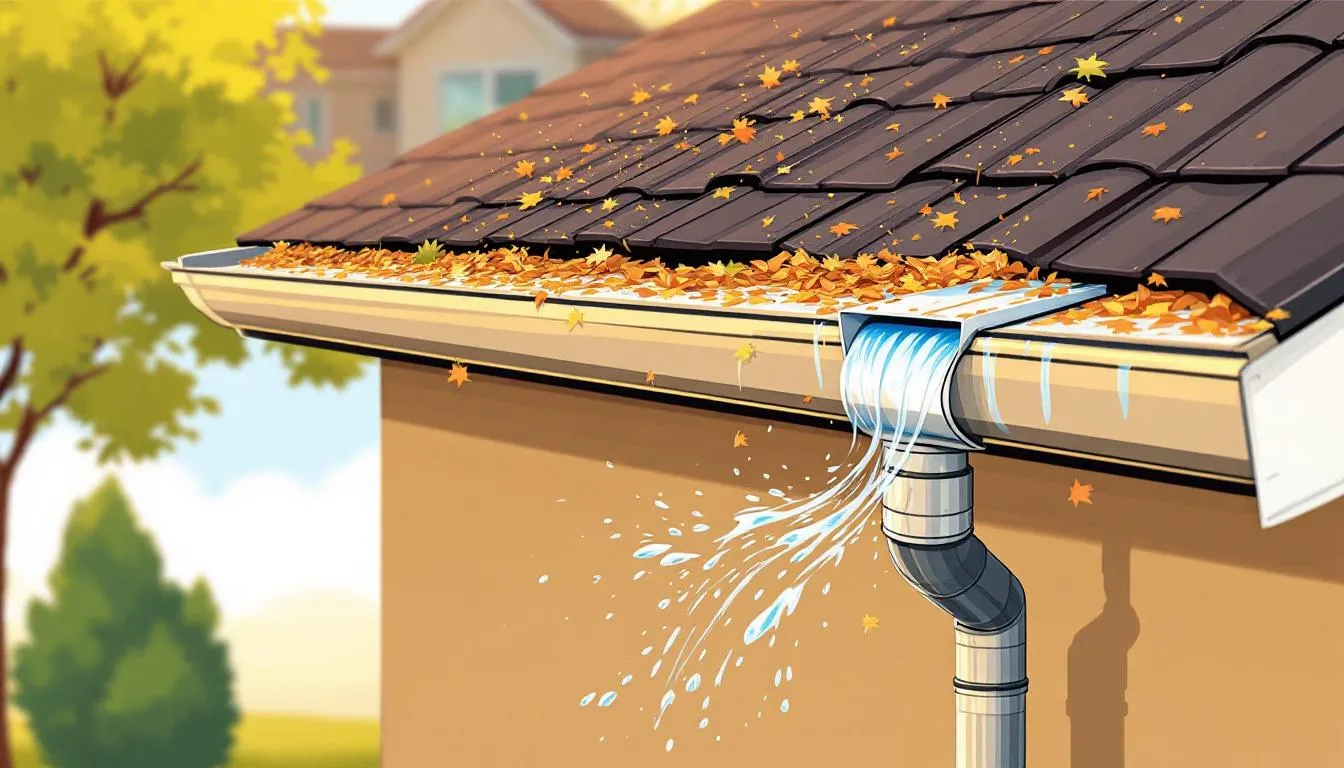 A well-maintained gutter system showcasing the importance of seasonal gutter maintenance in Pueblo, CO.