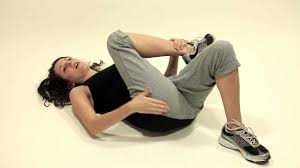Supine Piriformis Stretch - YouTube